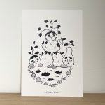 Plants chilling by the water – A5 Print (Sale)