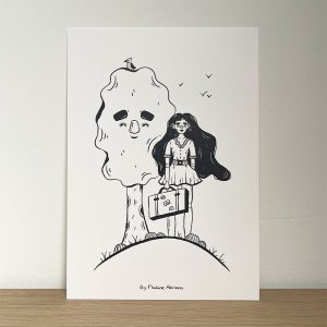 Watching the distance  - A5 Print (Sale)