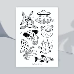 Fishes A5 print