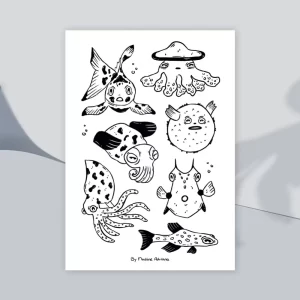 Fishes A5 print