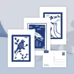 Nature notes postcard set (3 pcs)