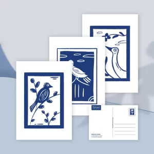 Nature notes postcard set (3 pcs)
