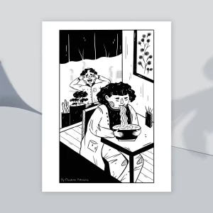 Noodle mood postcard