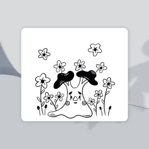 The hidden watcher mouse pad