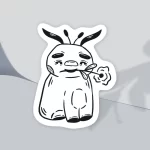 The loyal companion vinyl sticker