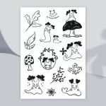 The hidden watcher sticker sheet