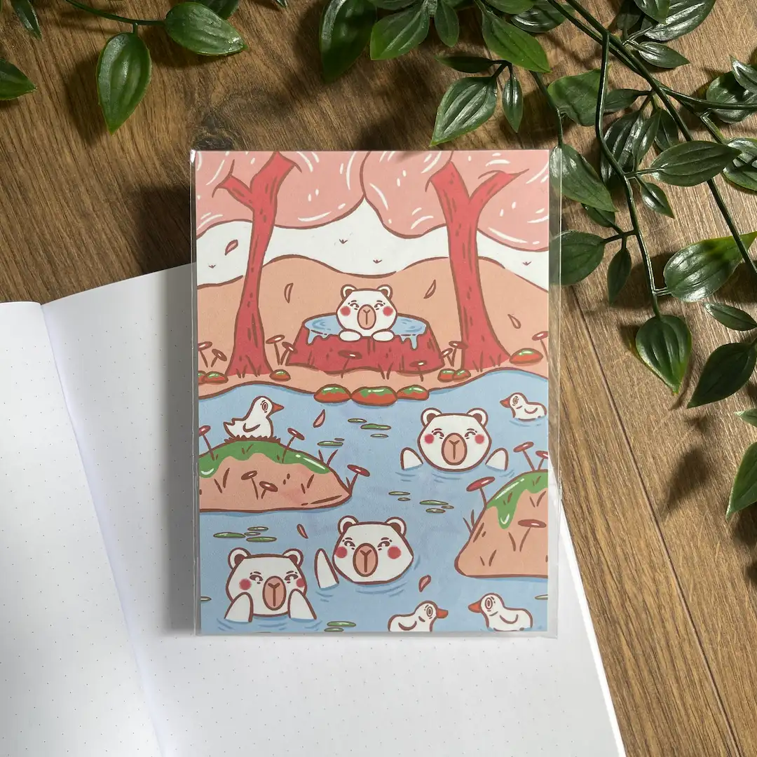 Capybara A6 print - Image 2