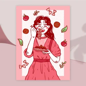 Spaghetti A6 print